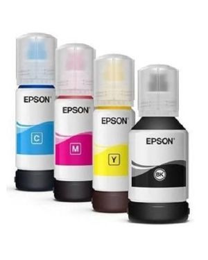 Epson 001 Ink 4 Colors for (L1100,L1200,L3100,L3200,L3500,L5100,L5200,L11050) (Set of 4)