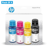 HP GT52 CMY/GT53 Black Ink Bottle Pack Of 4