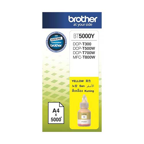 BROTHER BT5000Y Ink Bottle (Yellow)