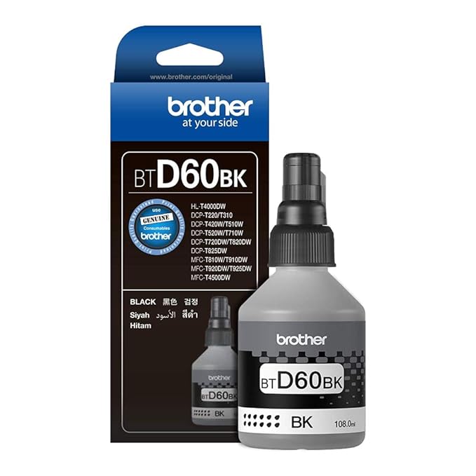 Brother BT-D60BK Ink Bottle (Black)