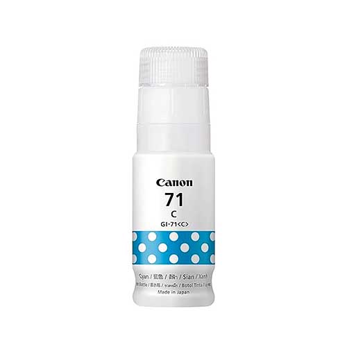 Canon GI-71 C Ink Bottle, Cyan, Regular