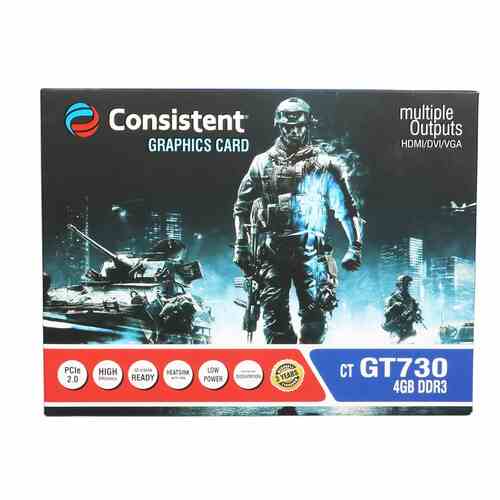 Consistent 4GB DDR3 GT730 Graphics Card