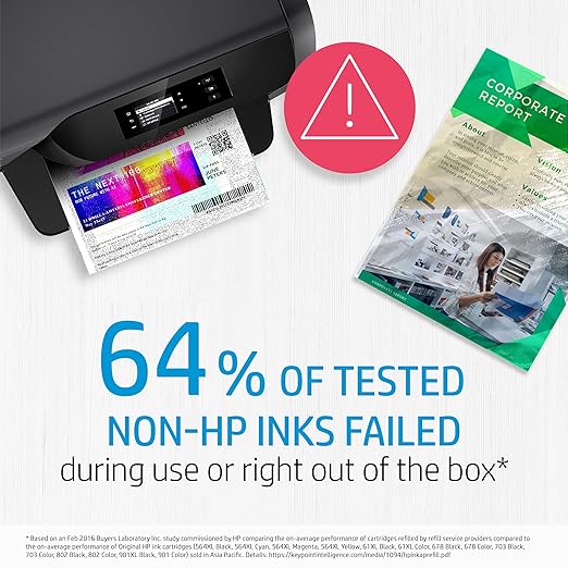 HP 803 2-Pack Economy Black/Tri-Color Original Ink Cartridges