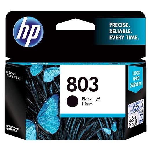 HP 803 Small Black Original Ink Cartridge