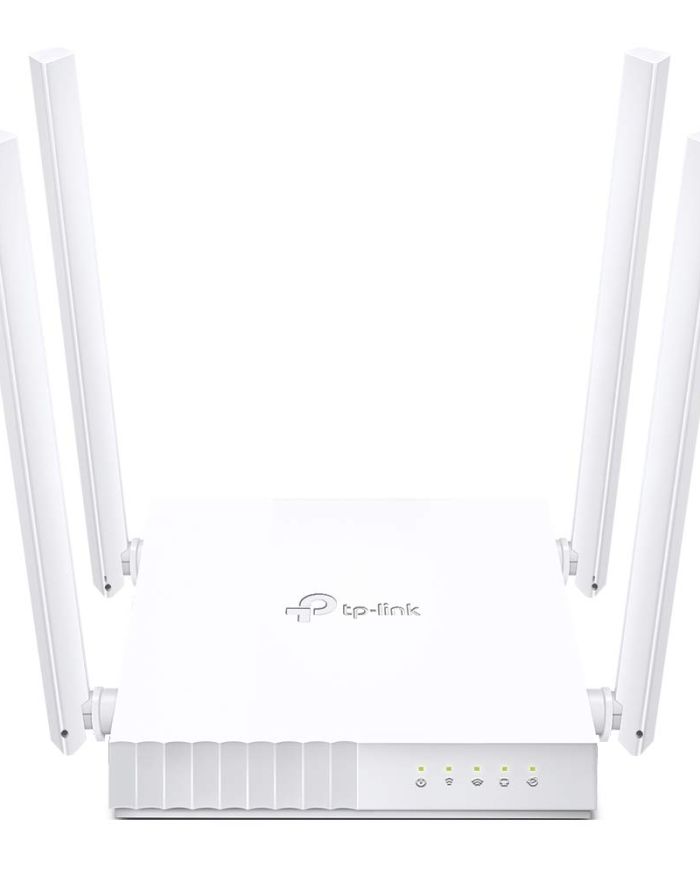 TP-Link Archer C24 AC750 Mbps Dual-Band, WiFi Wireless Router | Multi Mode | 4 Antennas | Ipv6 Supported | Parental Controls | Guest Network | Smooth HD Streaming, White